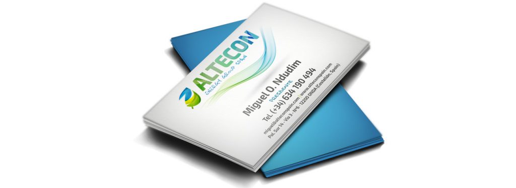 Tarjetas de visita ALTECON