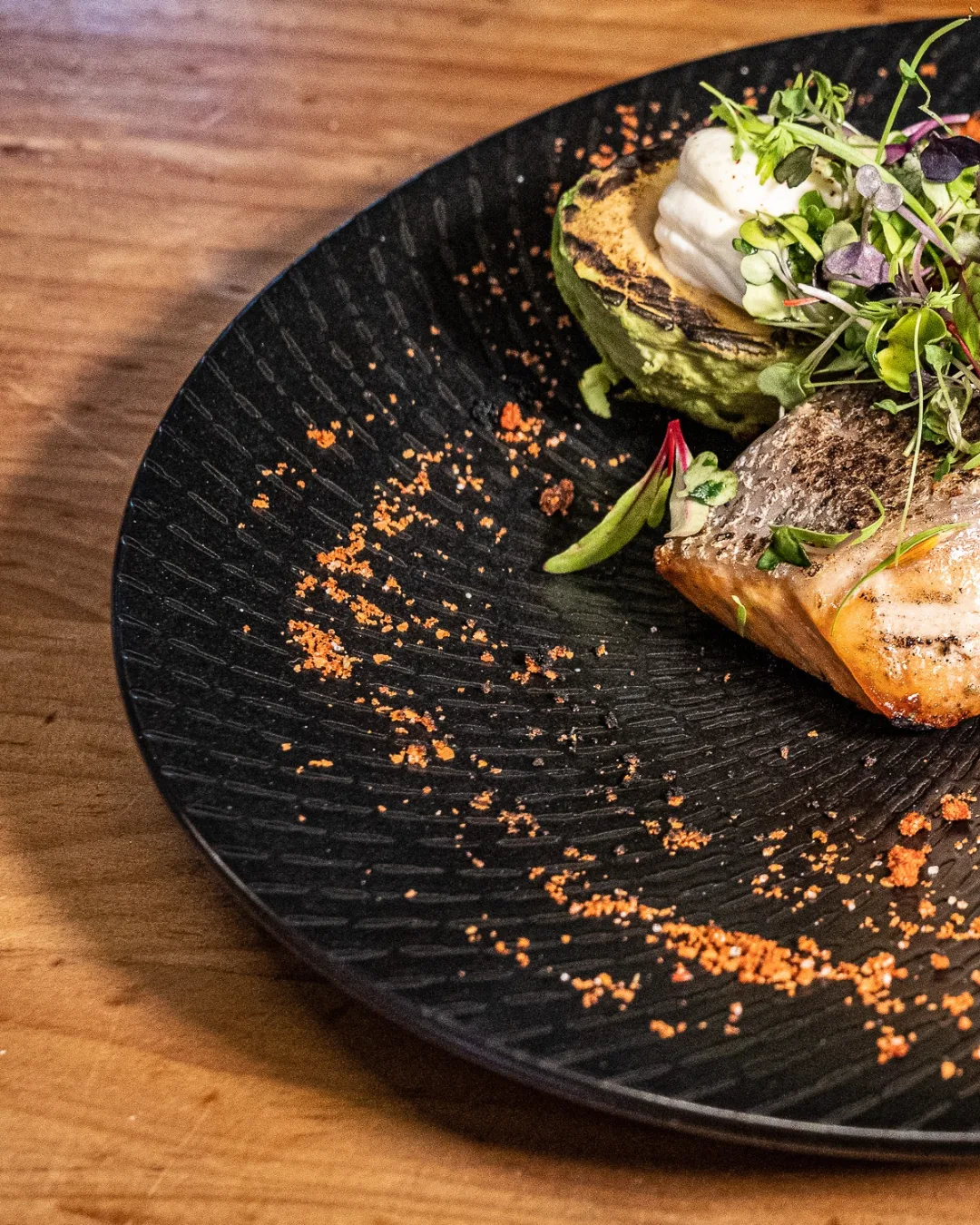 Fotografía de uno de sus platos de Pantomima, cliente de La Bombilla Creativa en Castellón