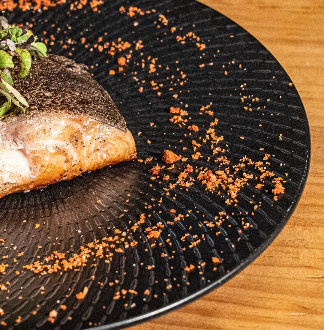 Fotografía de uno de sus platos de Pantomima, cliente de La Bombilla Creativa en Castellón