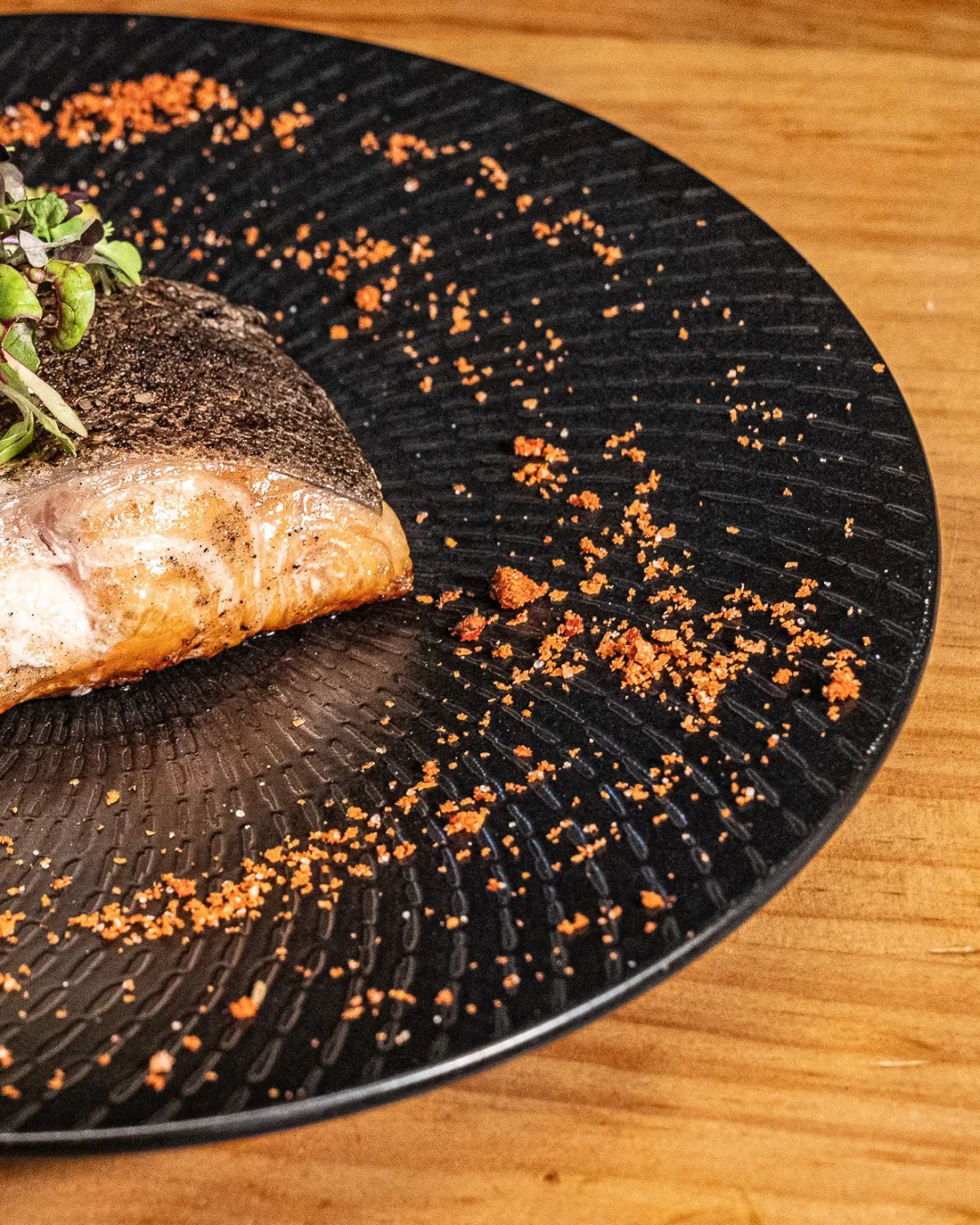 Fotografía de uno de sus platos de Pantomima, cliente de La Bombilla Creativa en Castellón