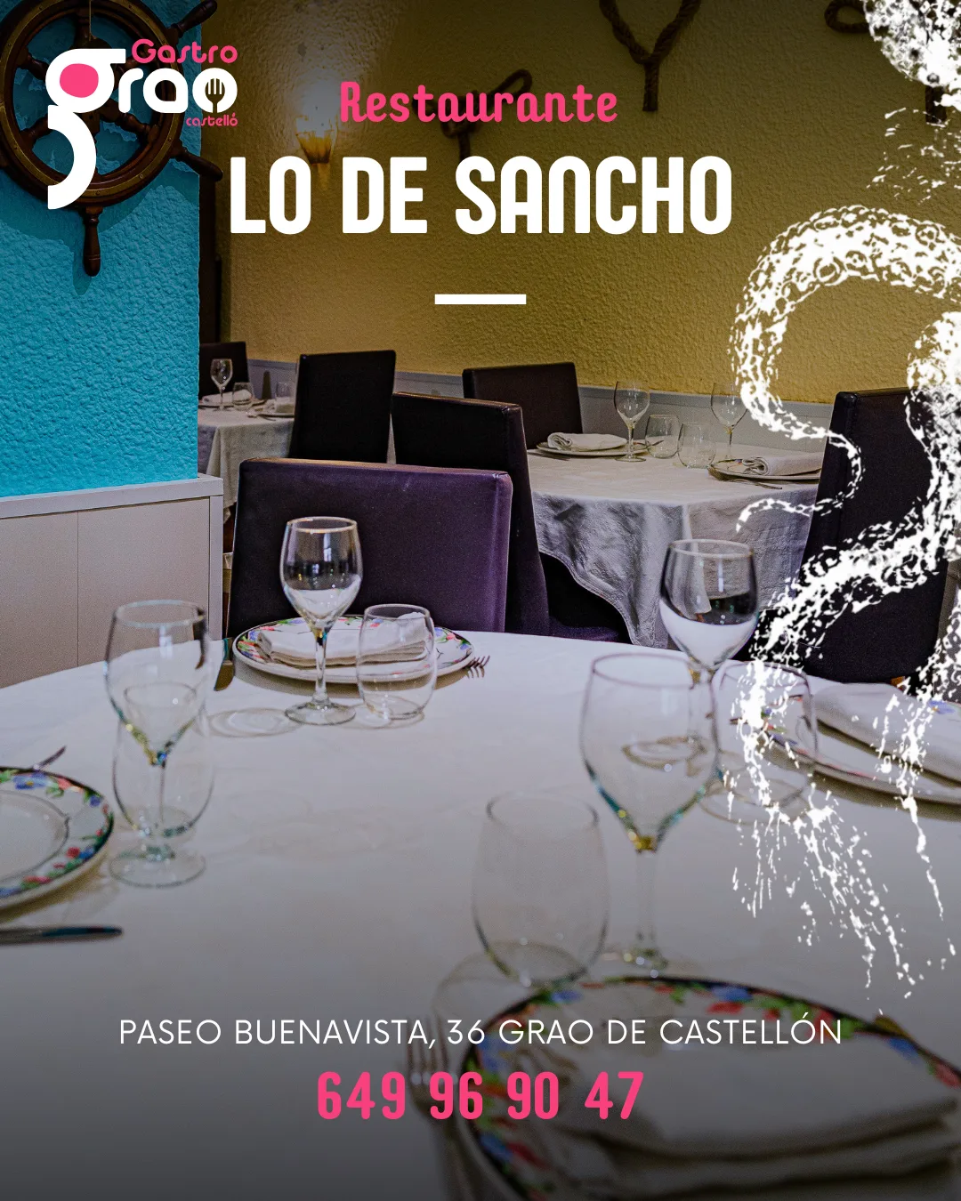 Fotografía de su pulpo de GastroGrao, cliente de La Bombilla Creativa en Castellón