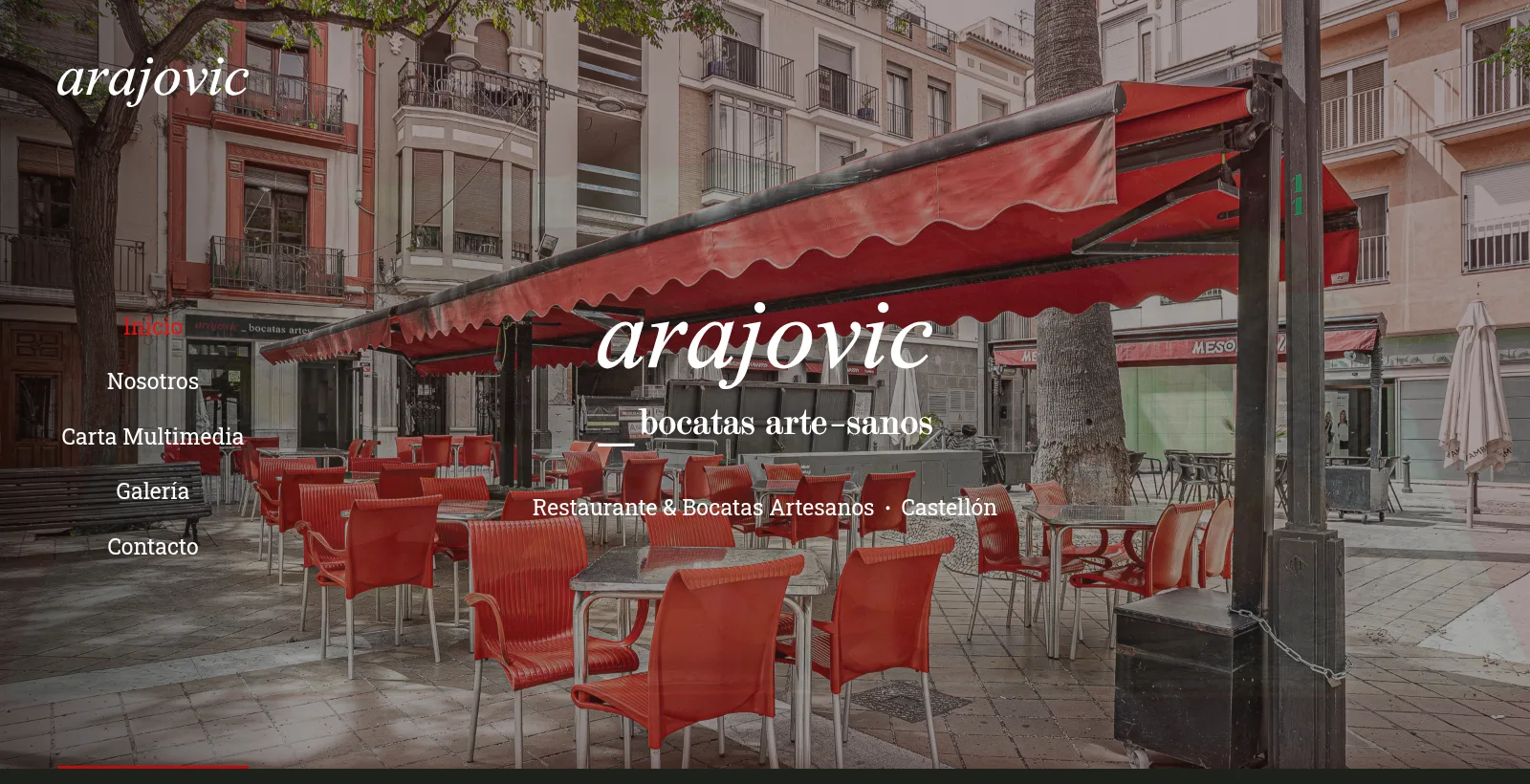 Arajovic, hostelería de Castellón: marca, fotografía y comunicación por La Bombilla Creativa