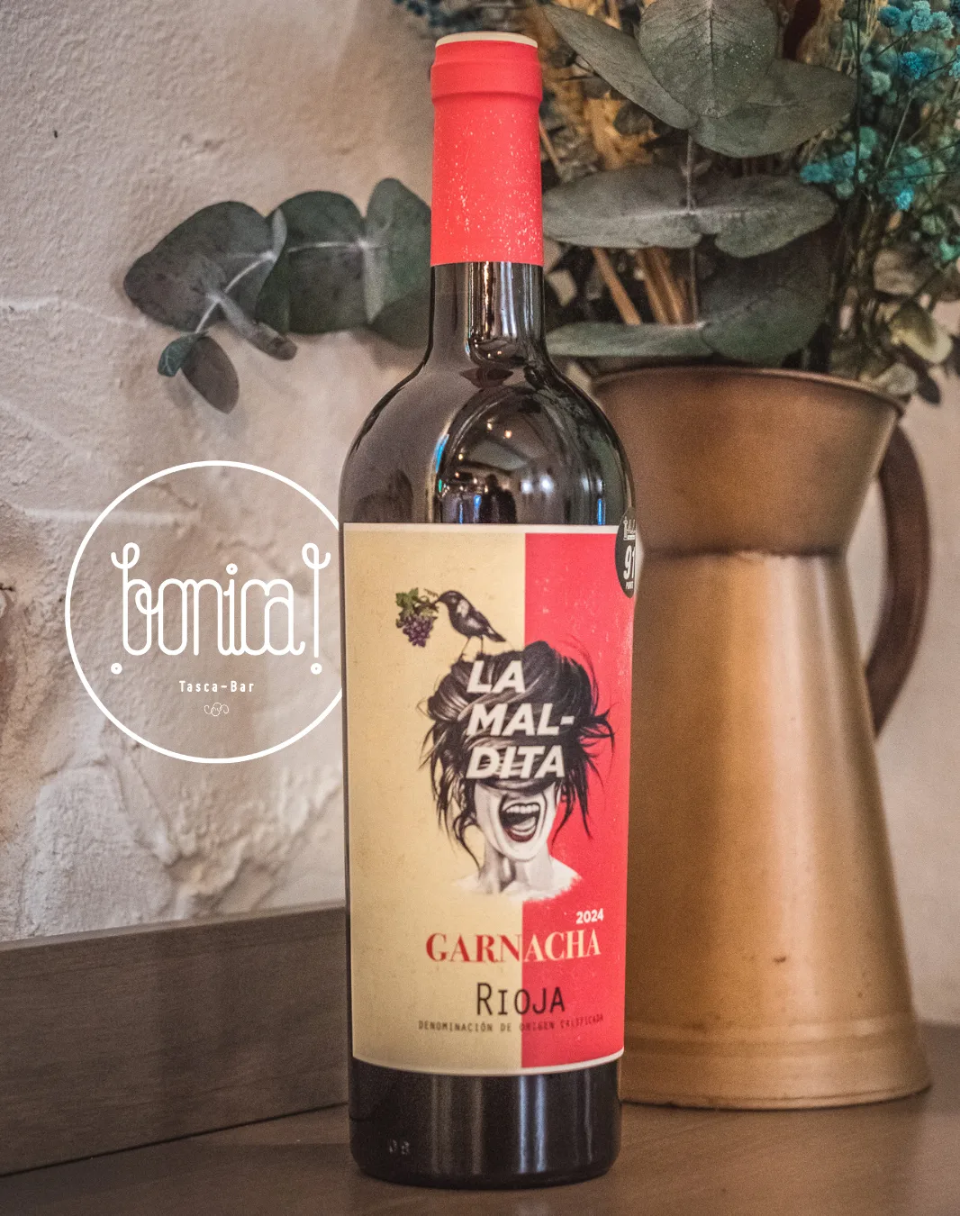 Fotografía de la bodega de Bonica, cliente de La Bombilla Creativa en Castellón