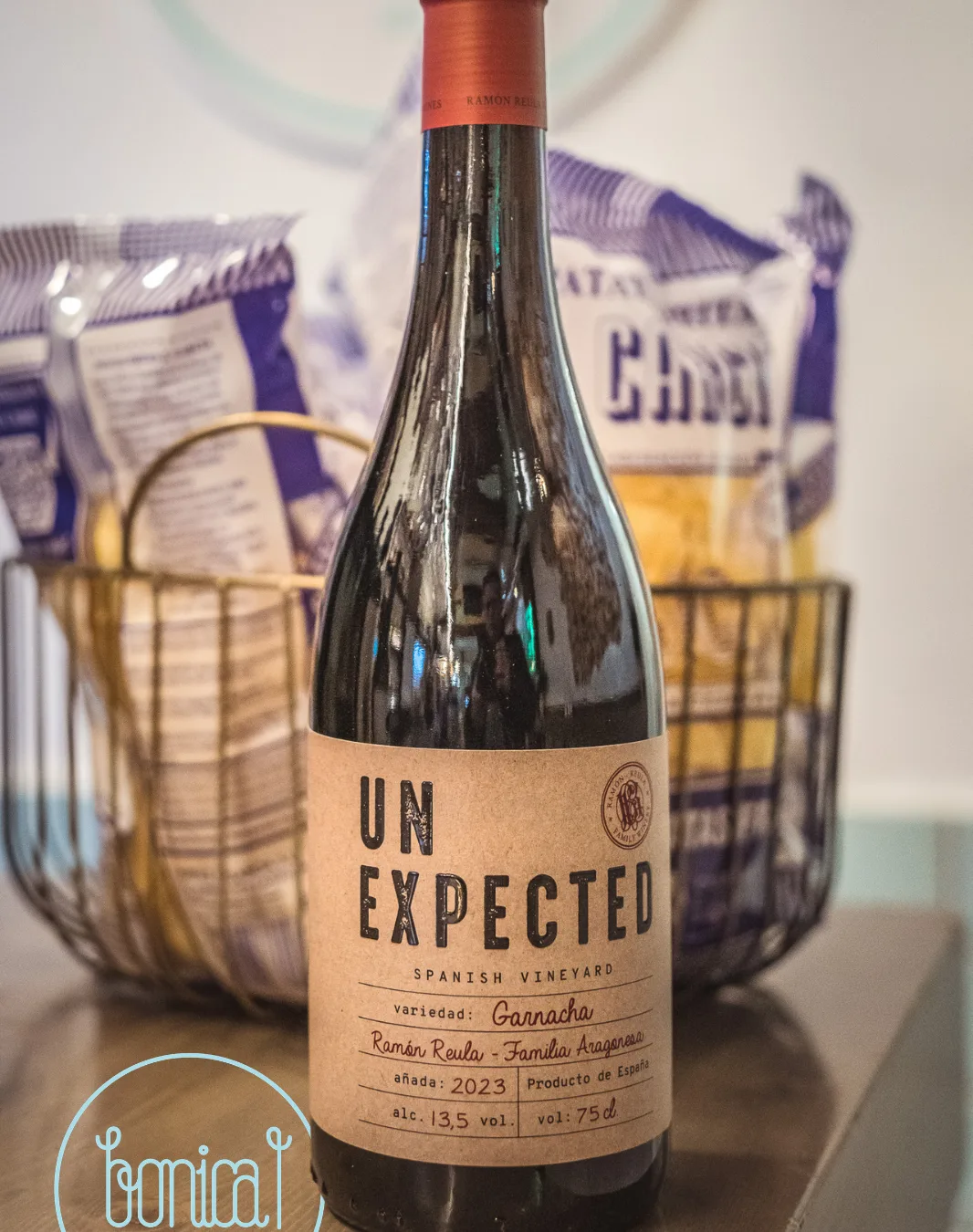 Fotografía de la bodega de Bonica, cliente de La Bombilla Creativa en Castellón