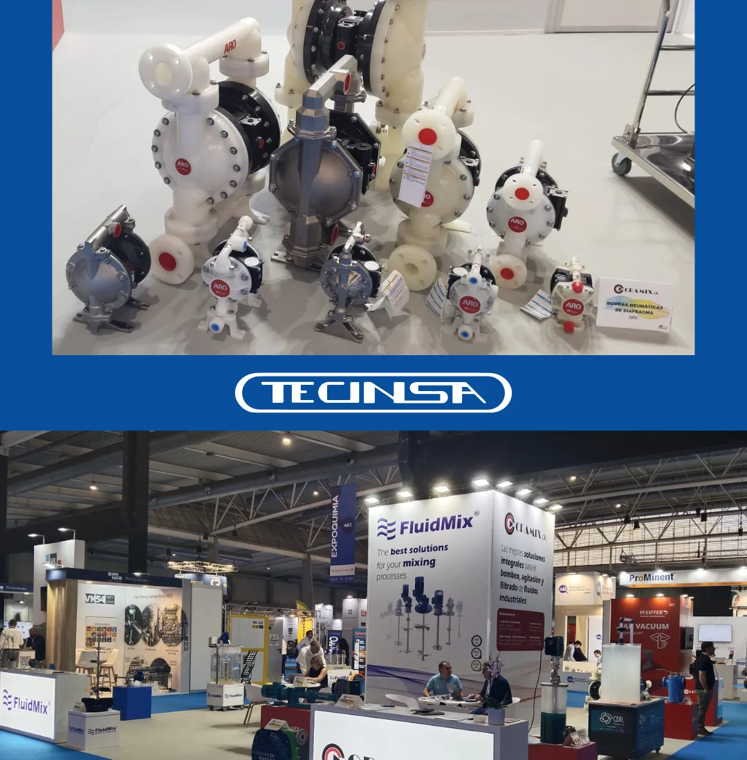 Fotografía de su presencia en feria de TECINSA, cliente de La Bombilla Creativa en Castellón