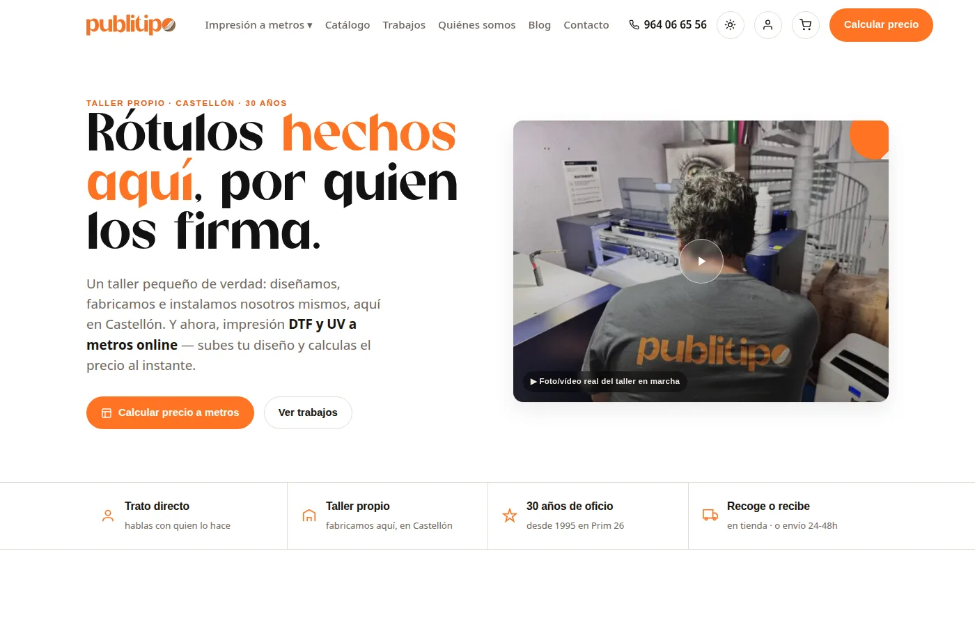 Publitipo, industria de Castellón: marca, fotografía y comunicación por La Bombilla Creativa